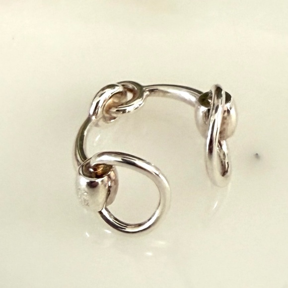 GUCCI 781137 Silver AG925 Earring Ear Cuff - Picture 3 of 13